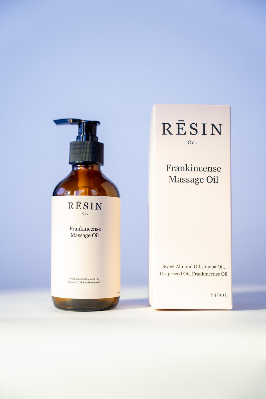 Frankincense Massage Oil 240mL with box