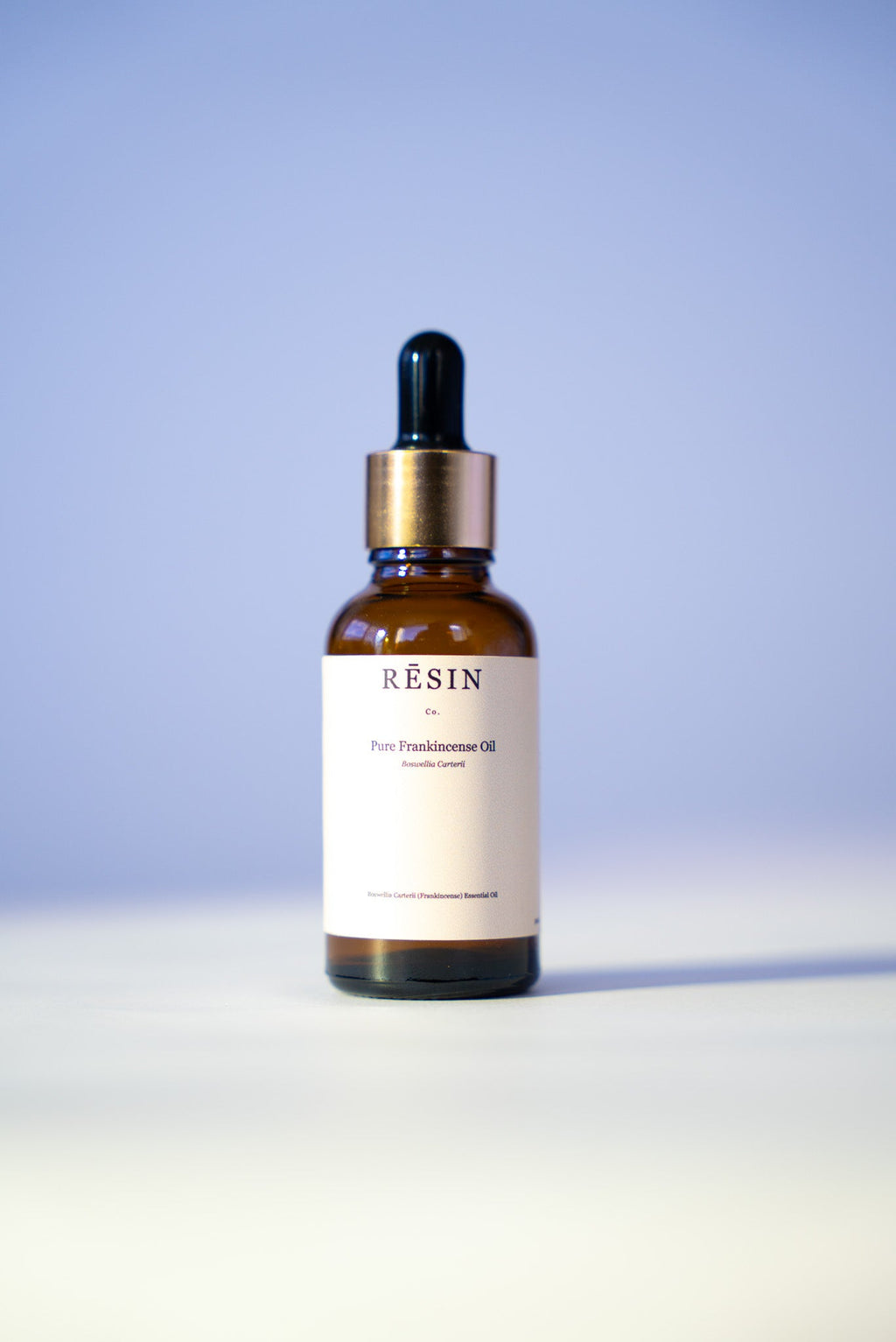 Pure Frankincense Oil amber dropper bottle