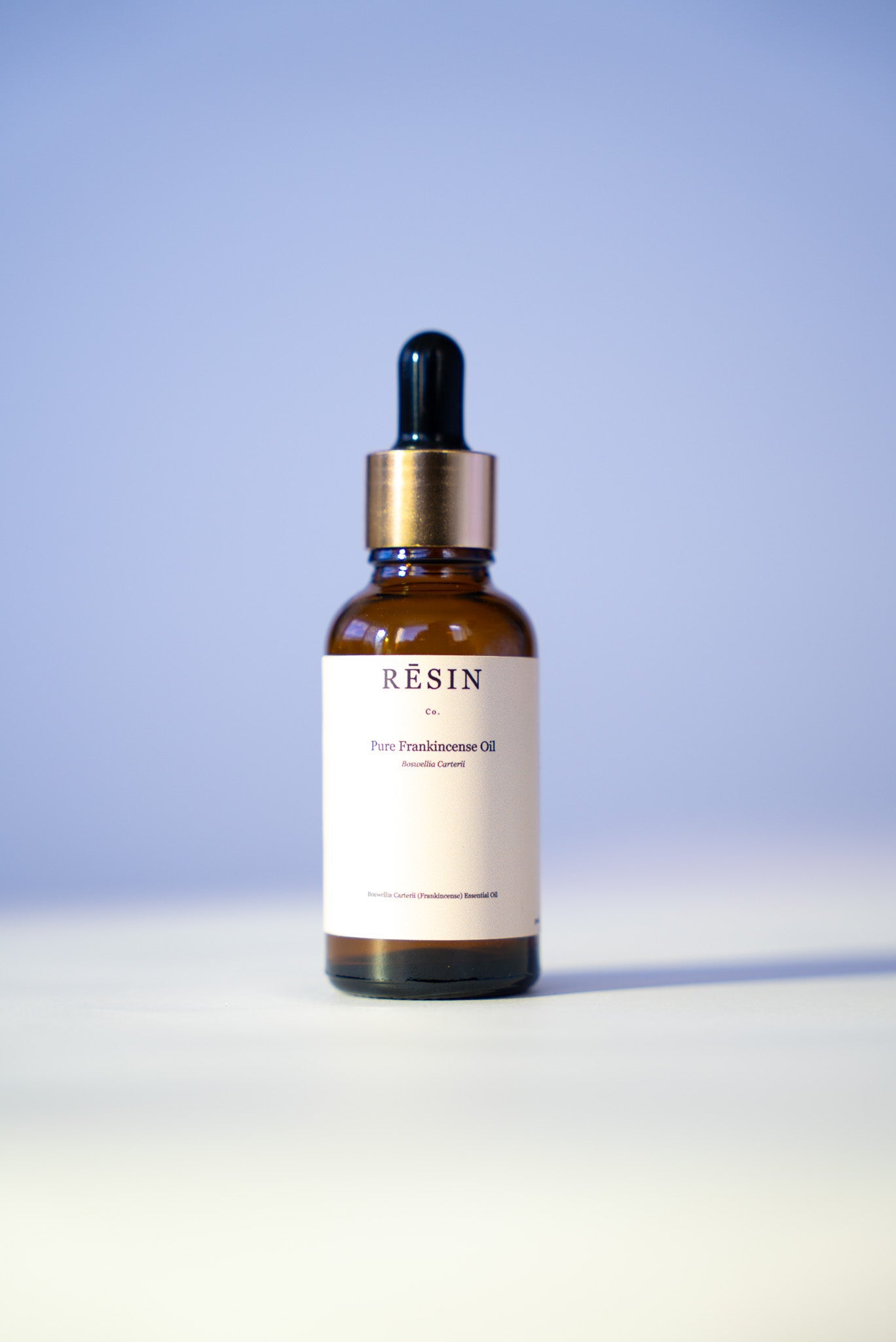 Pure Frankincense Oil amber dropper bottle